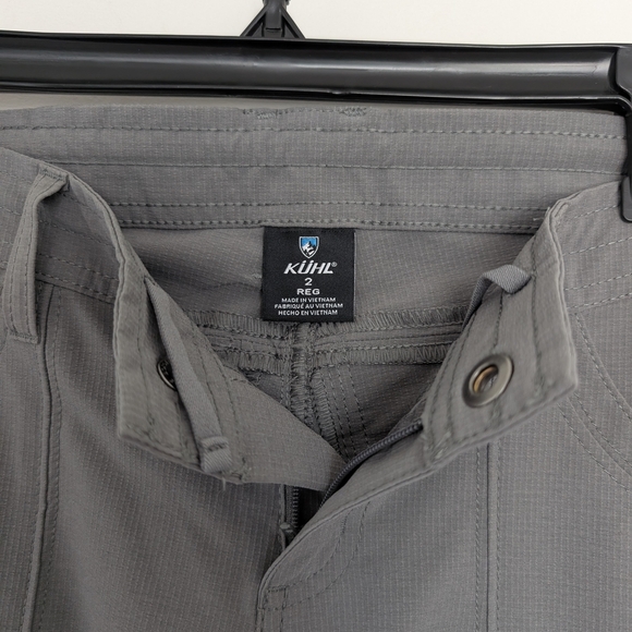 Kuhl Horizn Slate Cargo Reflex Pants Women's Size 2 Gray Ripstop Outdoor Hiking - Picture 3 of 9